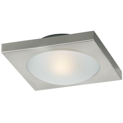 Piccolo Square Flushmount With Nickel by ET2 Lighting - Starlight Lighting USA and Canada